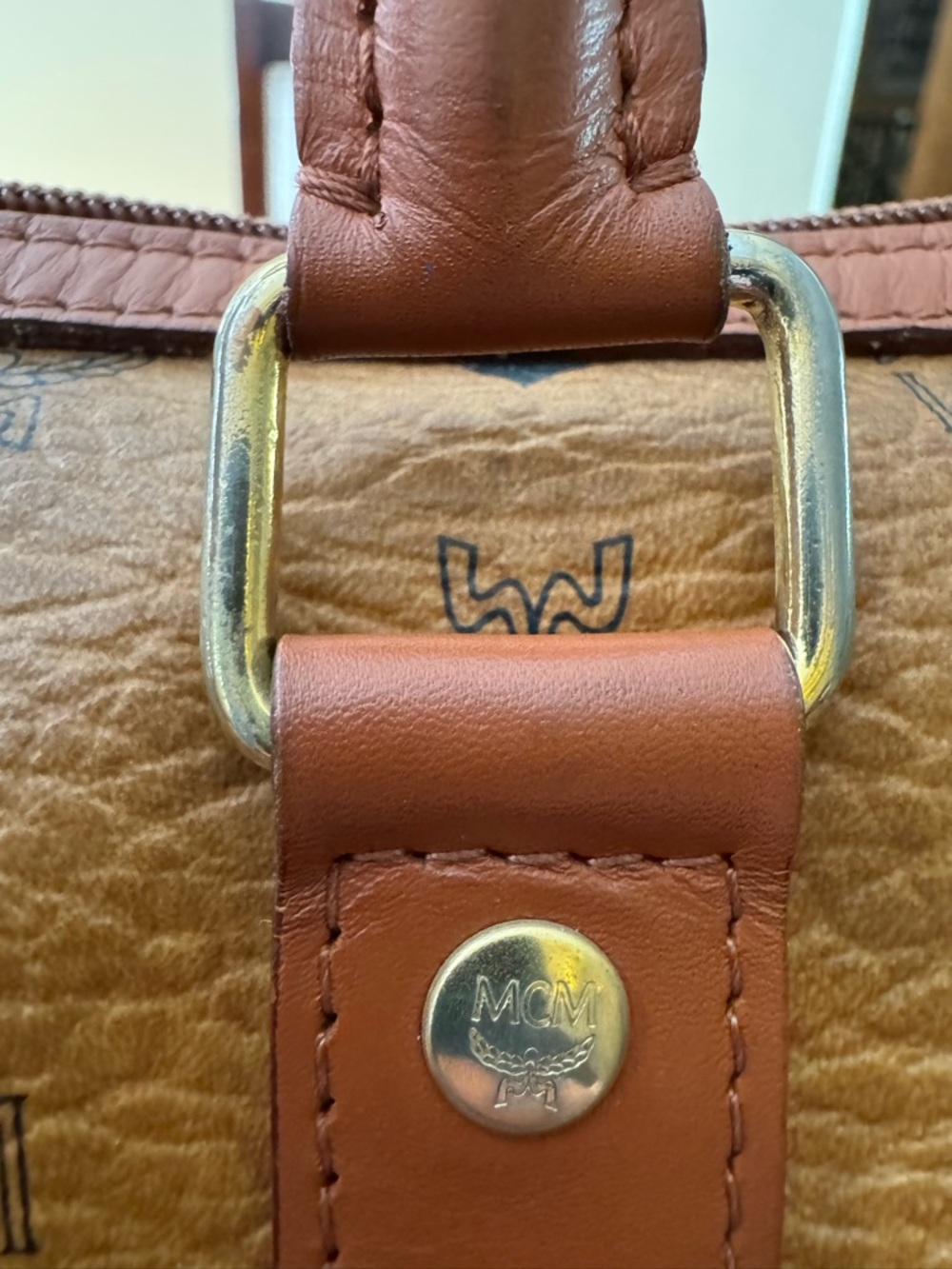 MCM Boston Bag - Cognac - Picture 2 of 11